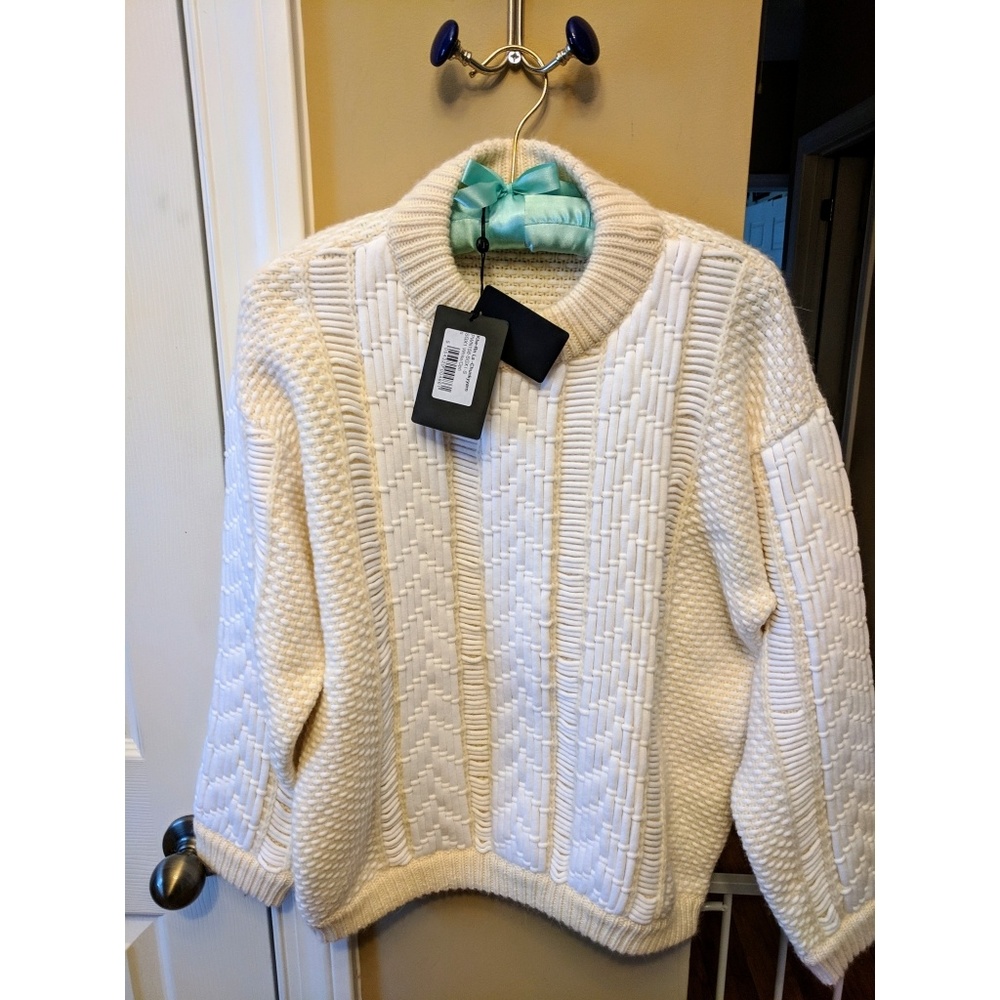 Pringle of Scotland Natural Jacquard Knit Sweater - Picture 5 of 8